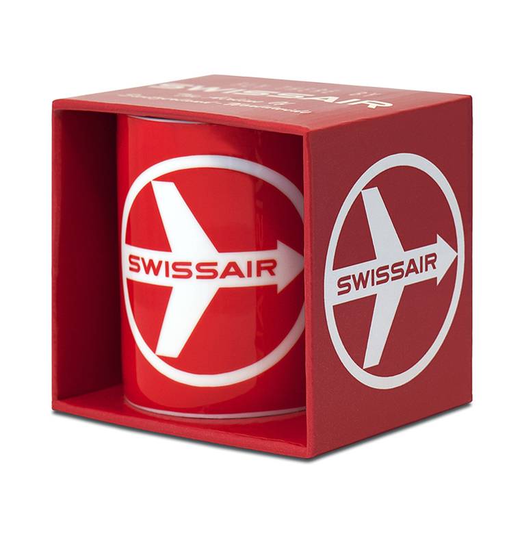Logoshirt Swissair - Fly There By Swissair - Kaffeetasse Letzte 3 Tage