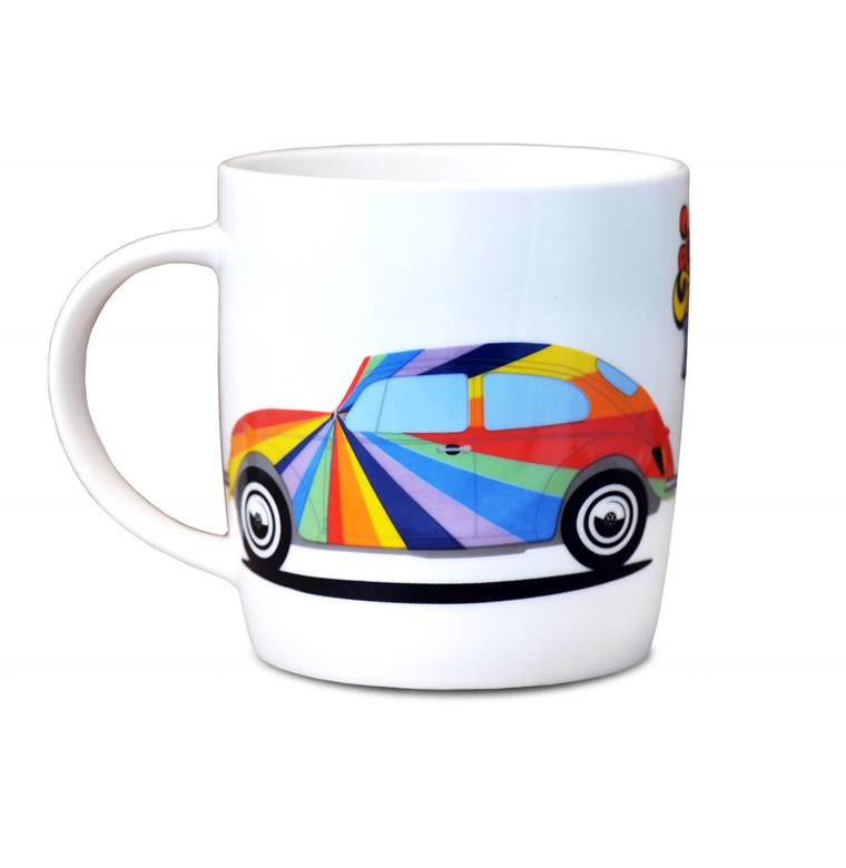 Logoshirt VW - Käfer - Streifen - Love That Bug - Kaffeebecher Sonderangebot der Fabrik