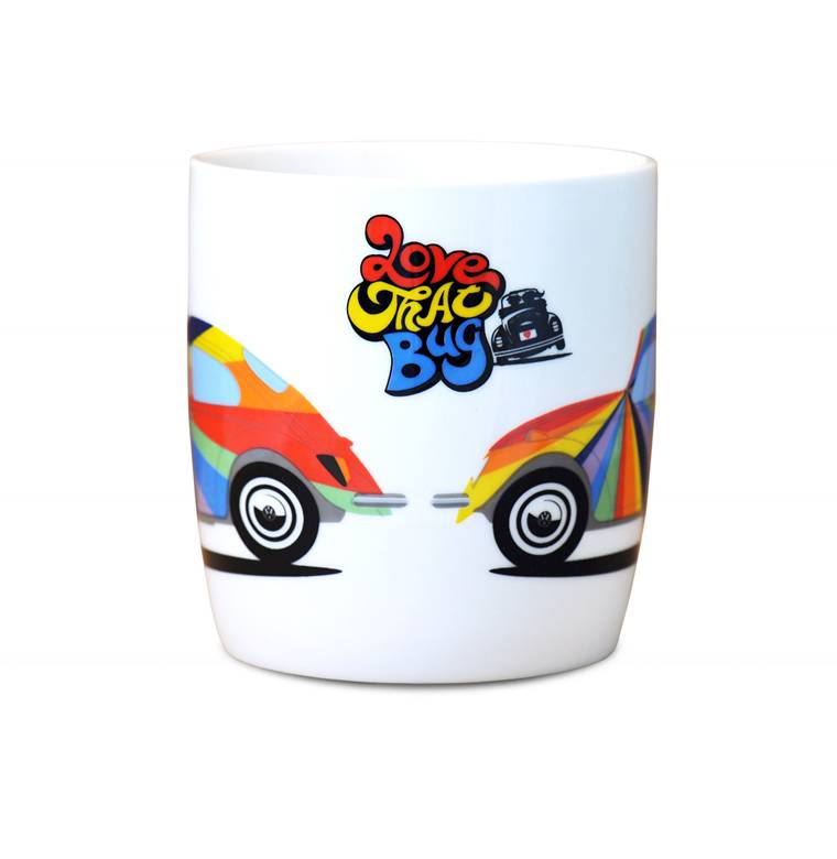 Logoshirt VW - Käfer - Streifen - Love That Bug - Kaffeebecher Sonderangebot der Fabrik