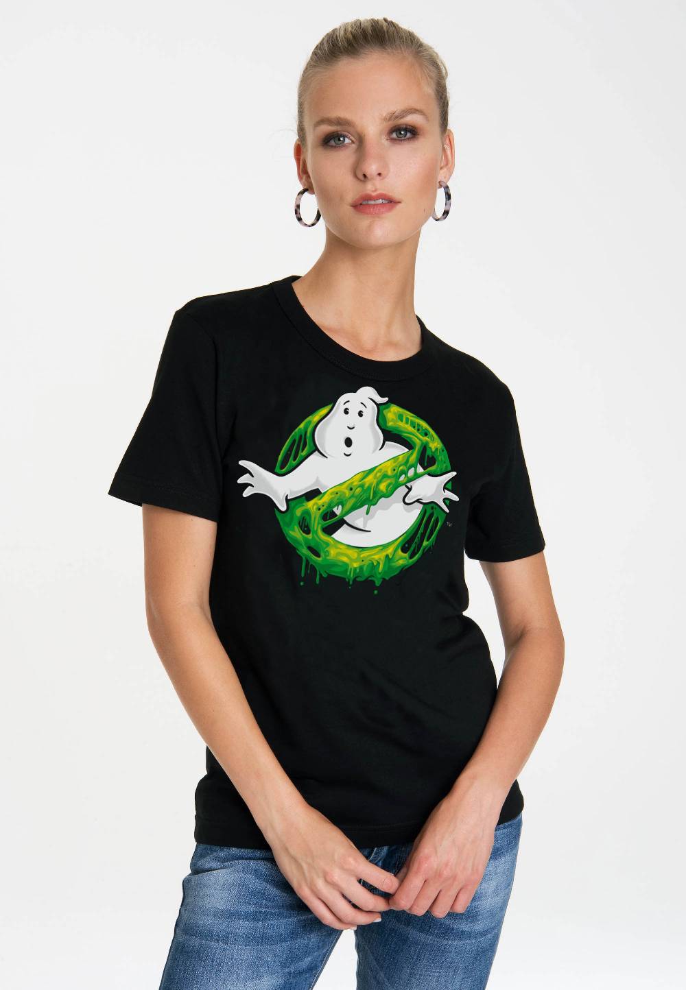 Logoshirt Ghostbusters - Slime Logo - T-Shirt Print - Damen Valentinstagsangebot