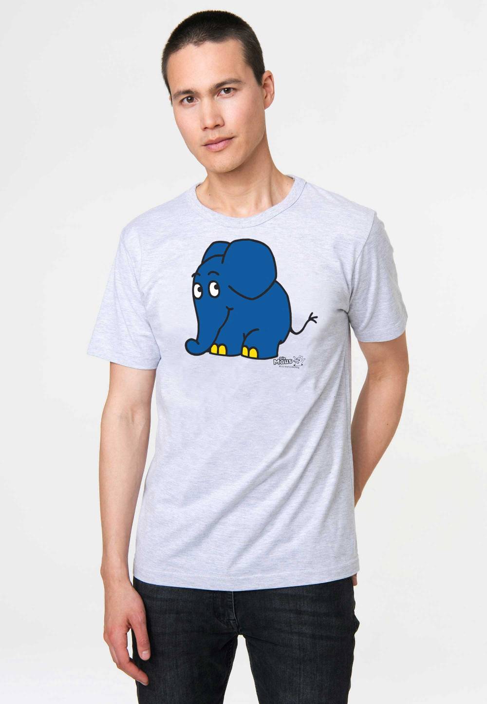 Logoshirt Die Sendung mit der Maus - Elefant - T-Shirt Print - Herren Jubiläumsangebot