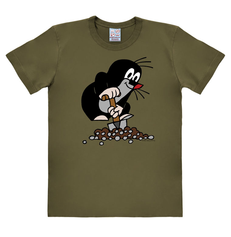 Logoshirt Der kleine Maulwurf - Hügel - T-Shirt Print - Herren Lagerräumung