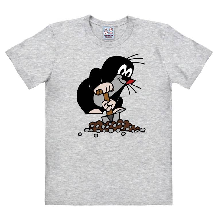 Logoshirt Der kleine Maulwurf - Hügel - T-Shirt Print - Herren Lagerräumung