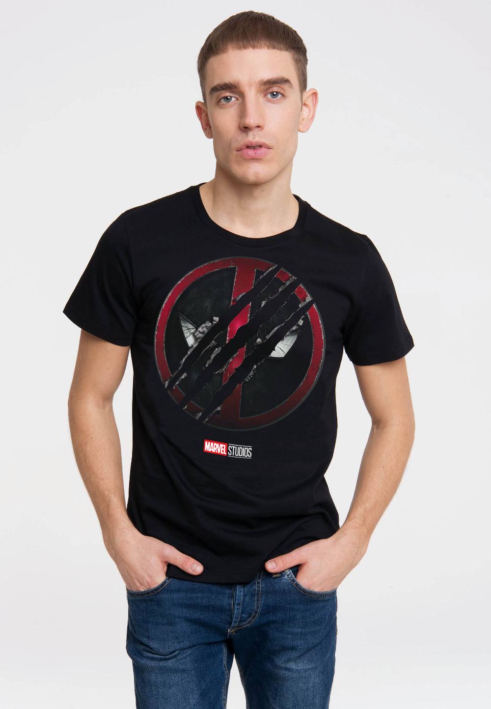 Logoshirt Deadpool & Wolverine - Marvel Comics - T-Shirt Print - Herren Heißer Verkauf
