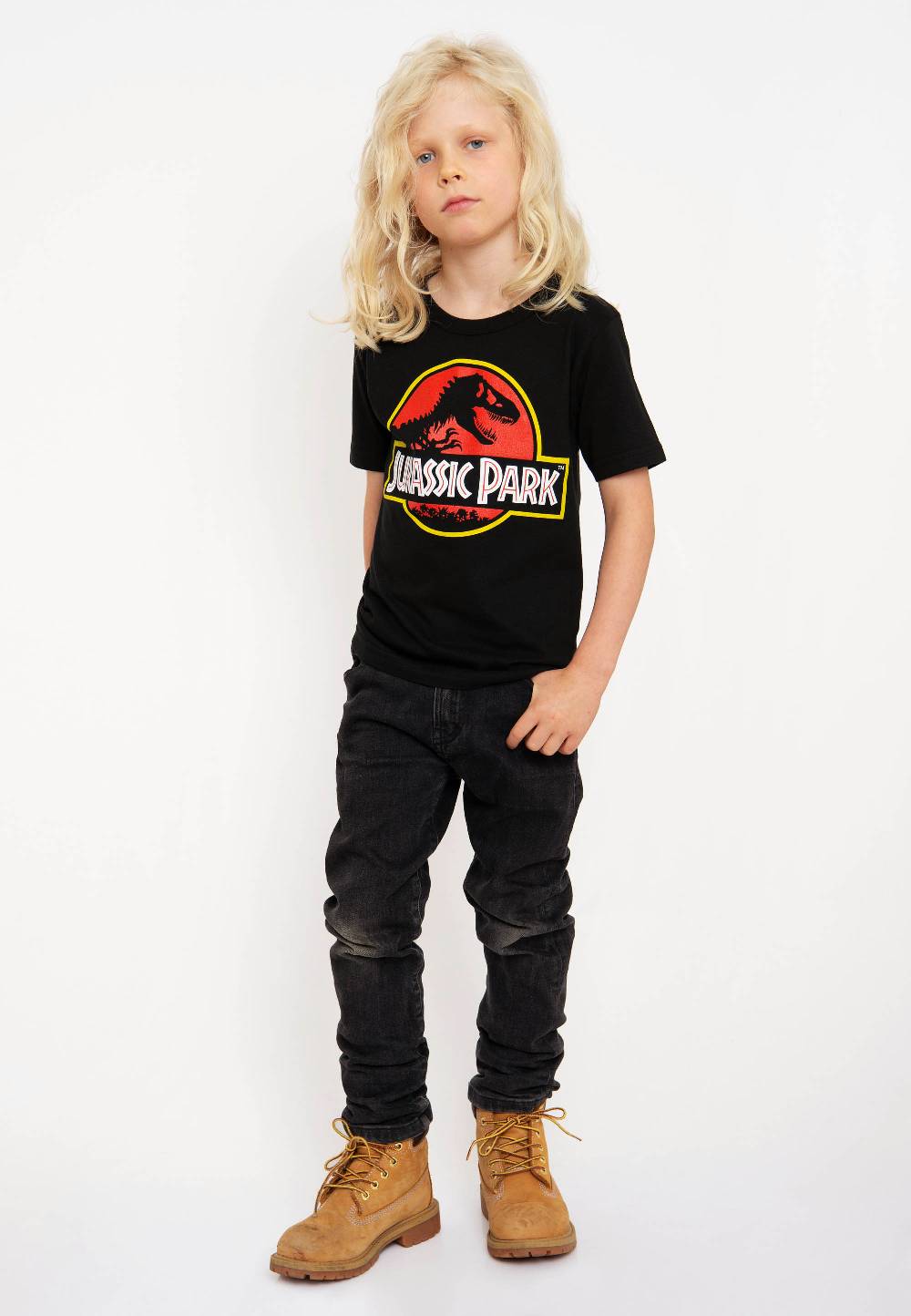 Logoshirt Jurassic Park - Logo - Bio - T-Shirt Print - Kinder Zeitlich begrenztes Angebot