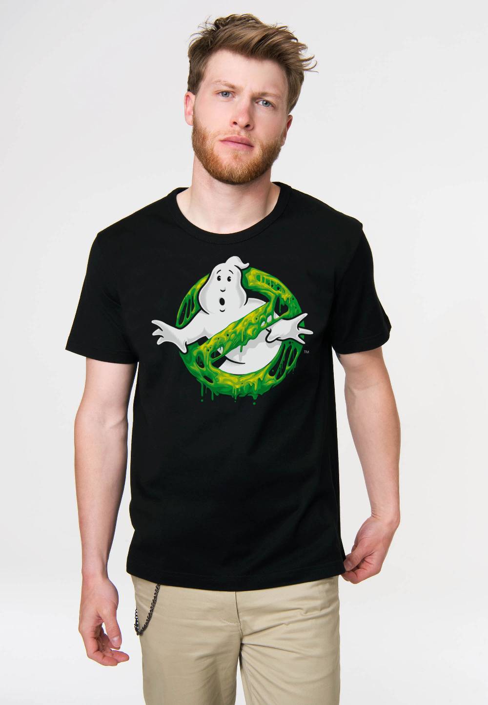 Logoshirt Ghostbusters - Slime Logo - T-Shirt Print - Herren Saisonale Angebote