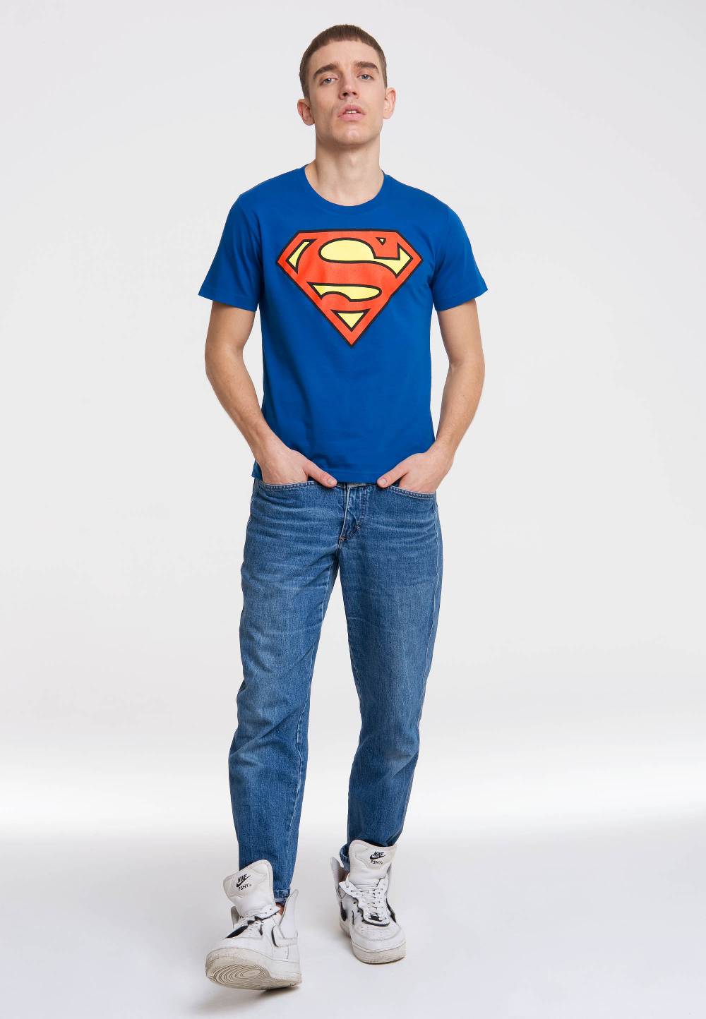Logoshirt Superman - Logo (Clean) - DC Comics - T-Shirt Print - Herren Kauf eins, bekomm eins gratis