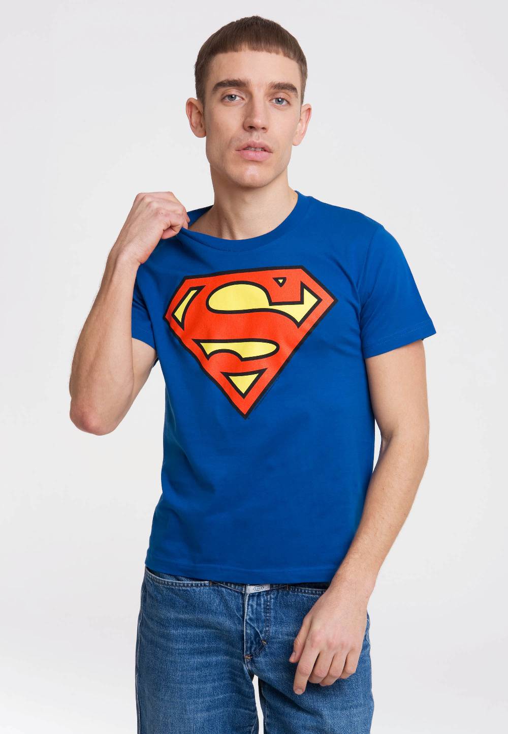 Logoshirt Superman - Logo (Clean) - DC Comics - T-Shirt Print - Herren Kauf eins, bekomm eins gratis