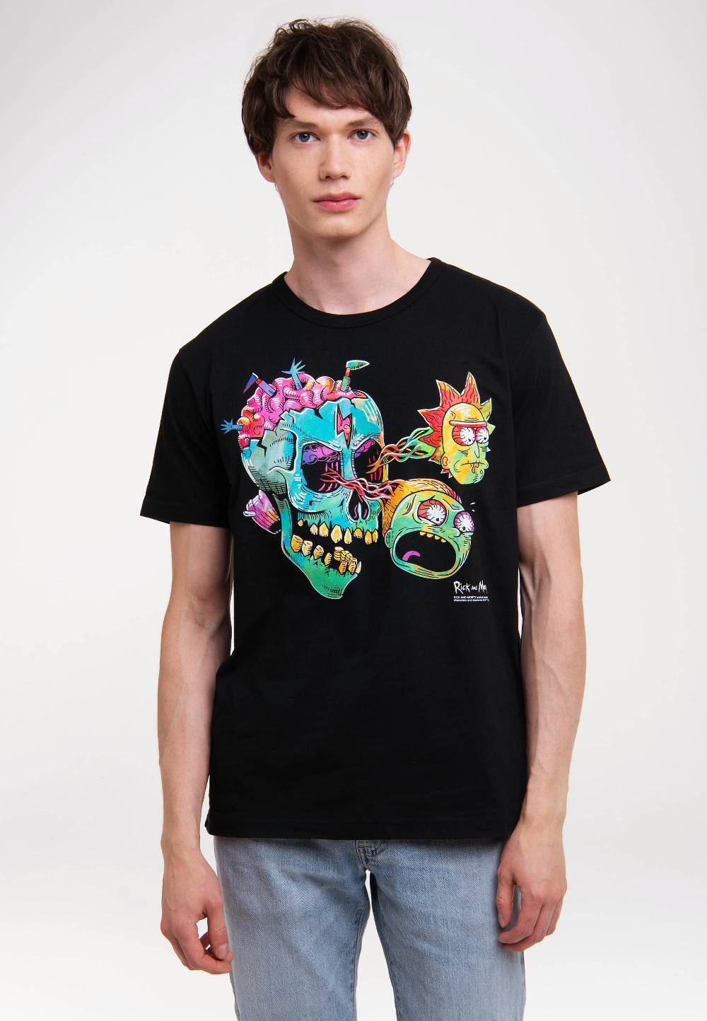 Logoshirt Rick & Morty - Eyeball Skull - T-Shirt Print - Herren Vierteljährliche Förderung