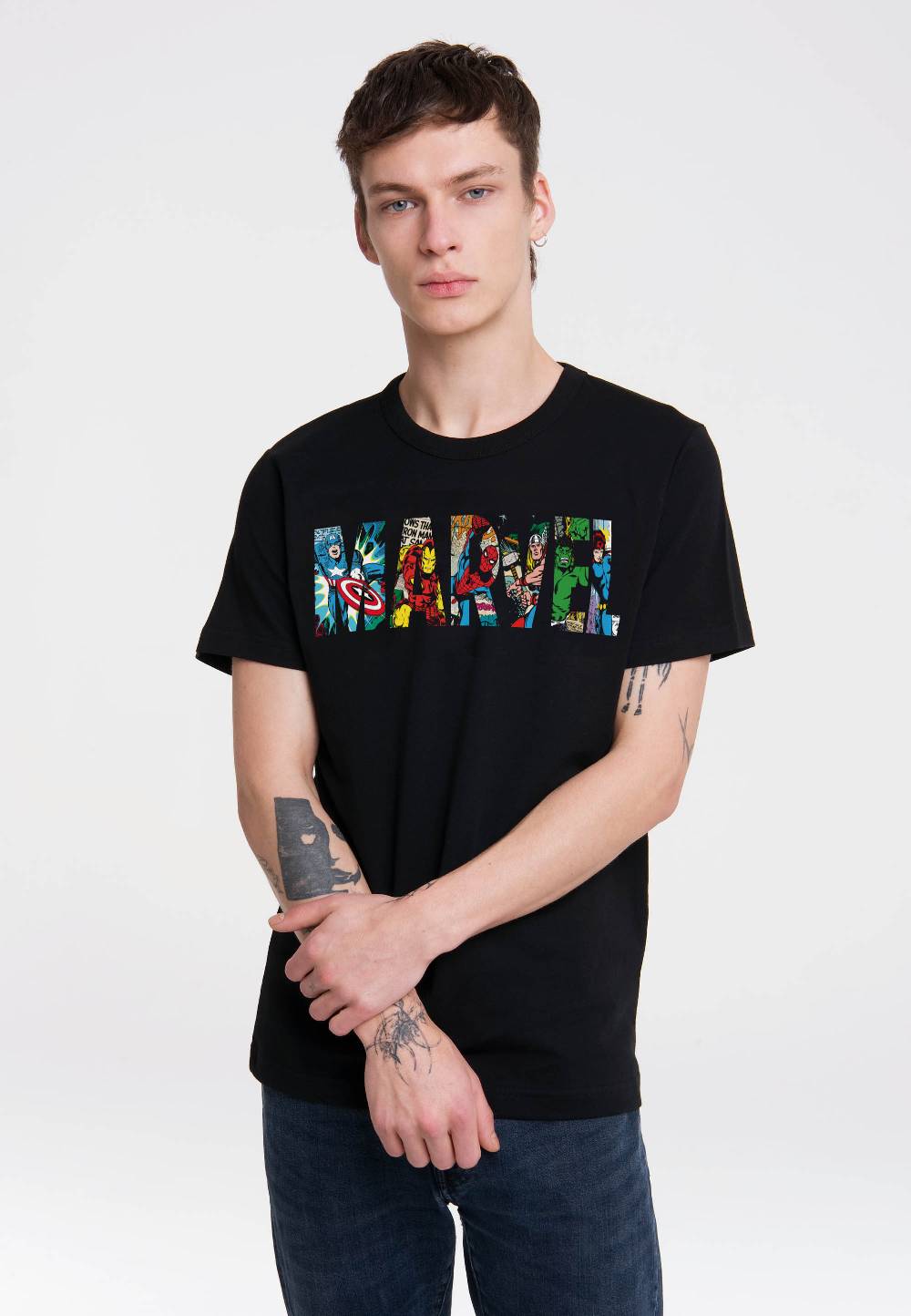 Logoshirt Marvel - Comic Colour - Logo - Marvel Comics - T-Shirt Print - Herren Discount Store für neue Produkte