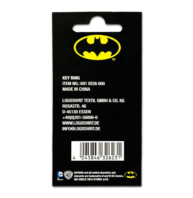 Logoshirt Batman - Logo - DC Comics - Schlüsselanhänger Black Friday