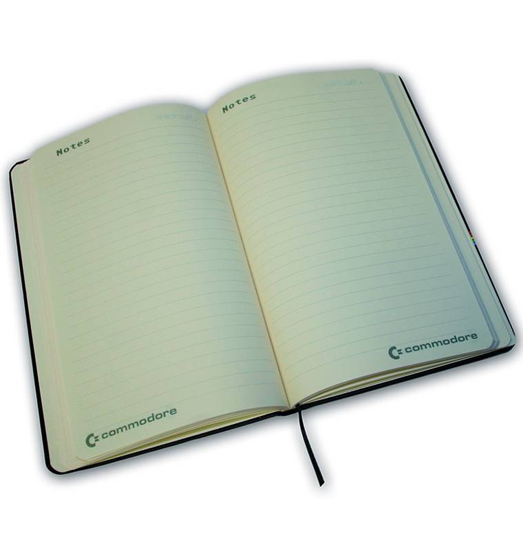 Logoshirt Commodore 64 - C64 Logo - Hardcover Notizbuch A5 - mit Gummiband - Liniert Online Outlet