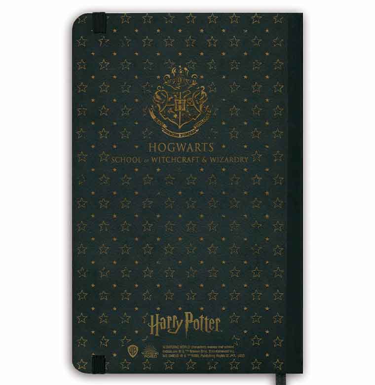 Logoshirt Harry Potter - Hedwig - Hardcover Notizbuch A5 - mit Gummiband - Liniert Räumungsverkauf