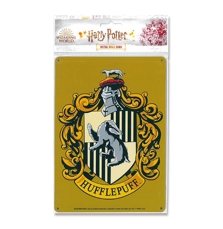 Logoshirt Harry Potter - Hufflepuff Logo - Wappen - Dachs - Blechschild A5 Bis zu 50% Rabatt