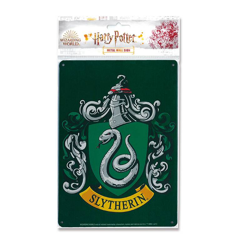 Logoshirt Harry Potter - Slytherin Logo - Schlange - Blechschild A5 Sonderangebot der Fabrik