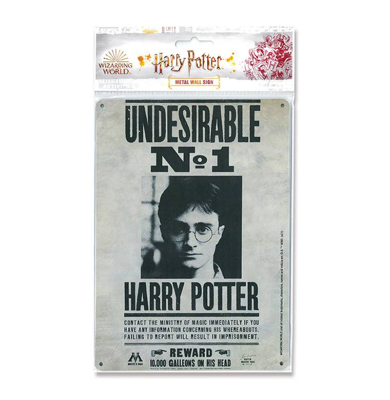 Logoshirt Harry Potter - Undesirable No. 1 - Blechschild A5 Discount Store für neue Produkte