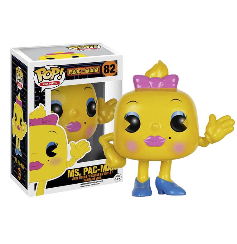 Logoshirt Ms. Pac-Man - Pac-Man - 82 - Funko POP! Games - Vinylfigur 50% Rabatt mit kostenlosem Versand