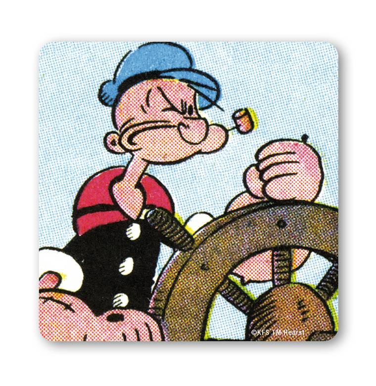 Logoshirt Der Seemann - Popeye & Olivia - 6er Set - Untersetzer Blitzverkäufe