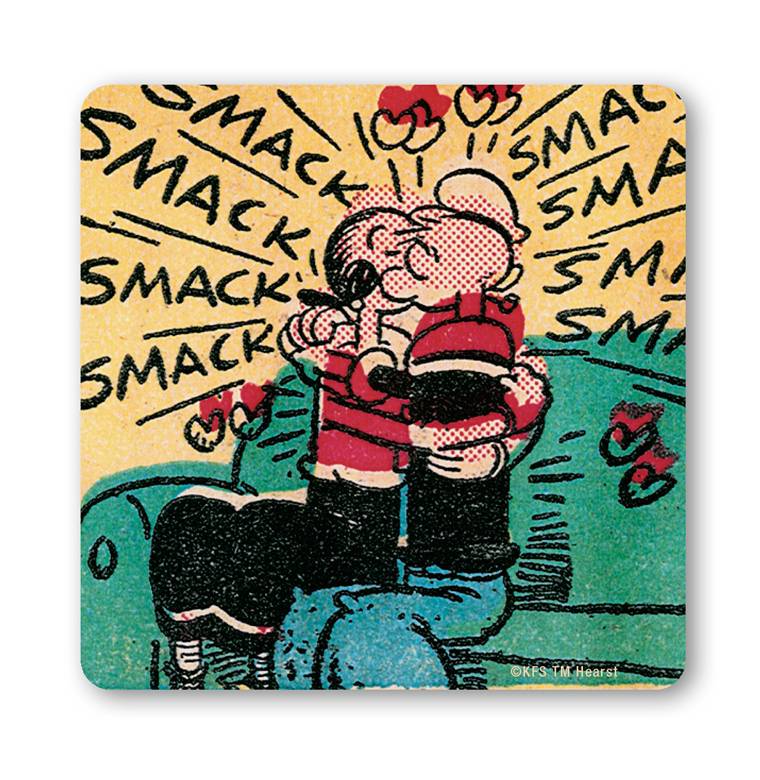 Logoshirt Der Seemann - Popeye & Olivia - 6er Set - Untersetzer Blitzverkäufe