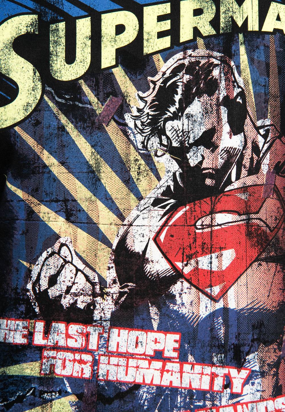 Logoshirt Superman - Letzte Hoffnung - DC Comics - T-Shirt Print - Herren Valentinstagsangebot