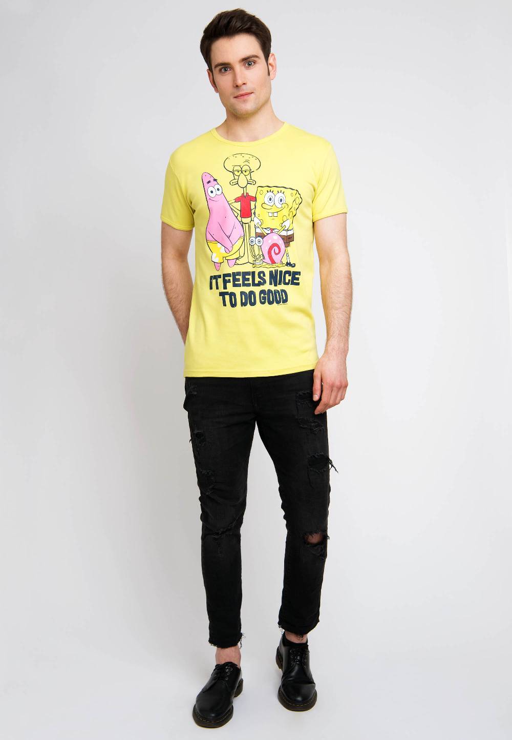Logoshirt Spongebob - It Feels Nice - T-Shirt Print - Herren Top Angebot