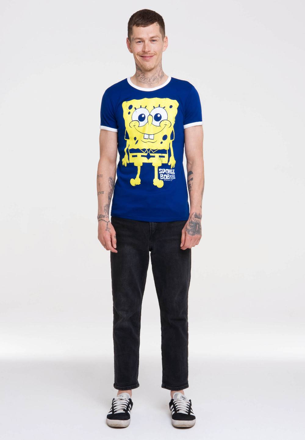 Logoshirt Spongebob - Ich Bin Bereit - T-Shirt Print - Herren Zeitlich begrenztes Angebot
