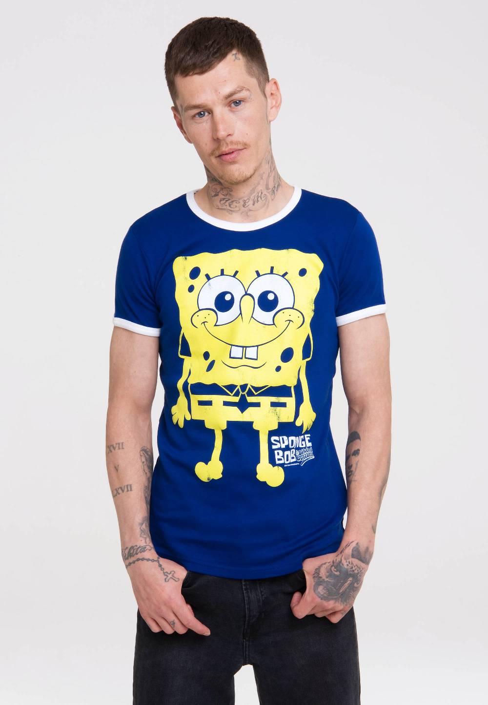 Logoshirt Spongebob - Ich Bin Bereit - T-Shirt Print - Herren Zeitlich begrenztes Angebot