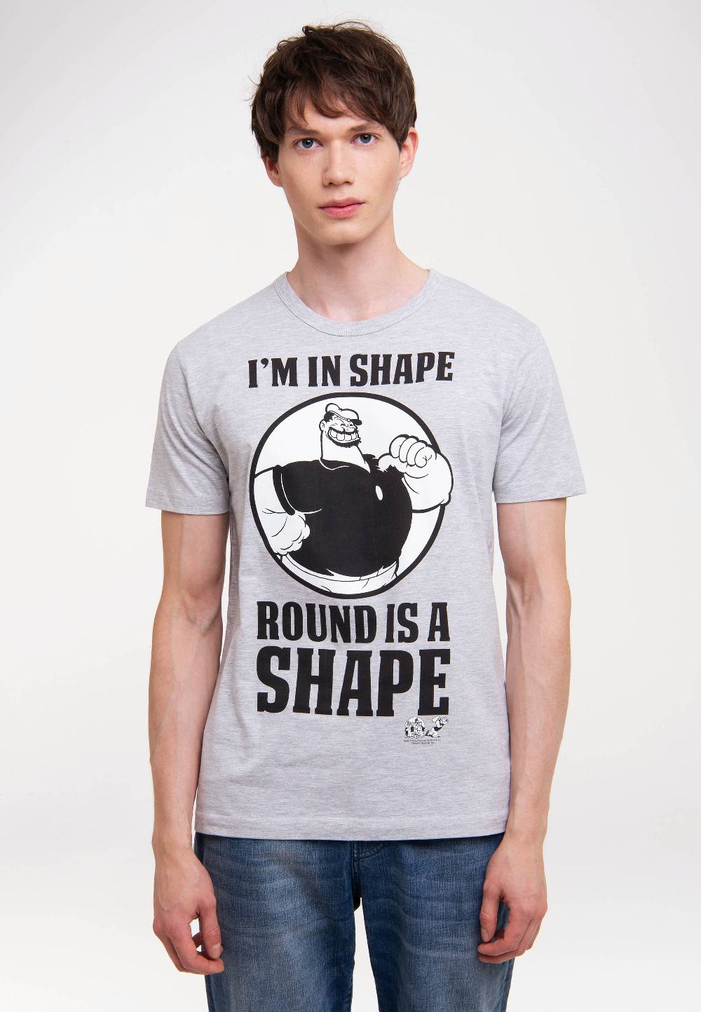 Logoshirt Popeye - Brutus - I'm In Shape - T-Shirt Print - Herren JETZT KAUFEN