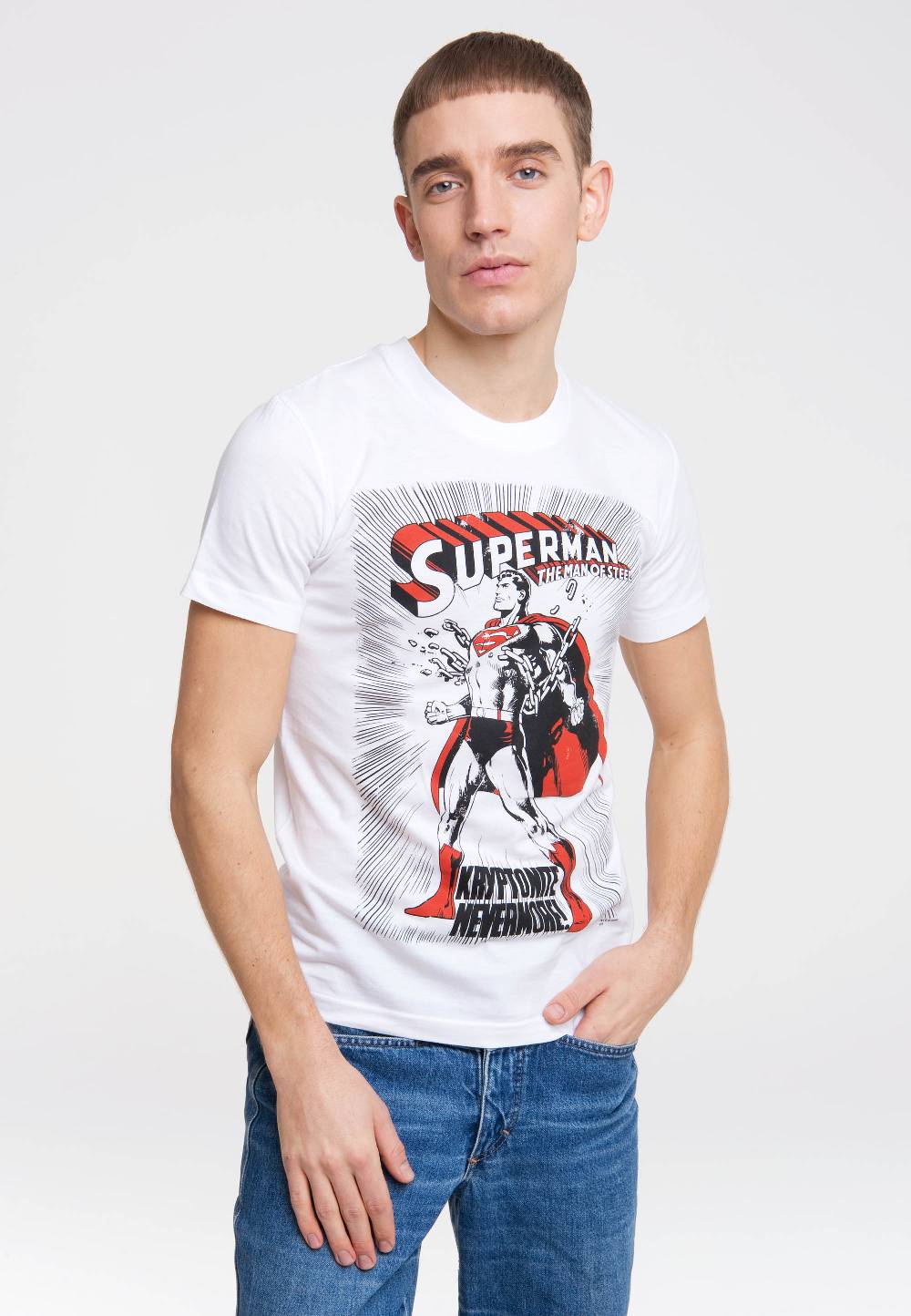 Logoshirt Superman - Kryptonite - DC Comics - T-Shirt Print Nur noch ein Tag übrig