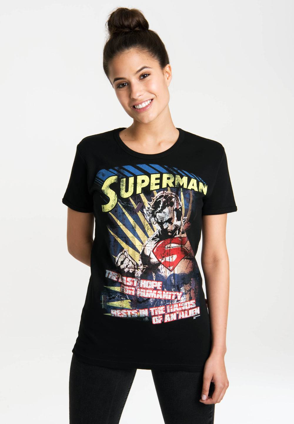 Logoshirt Superman - Letzte Hoffnung - DC Comics - T-Shirt Print - Damen Im Verkauf