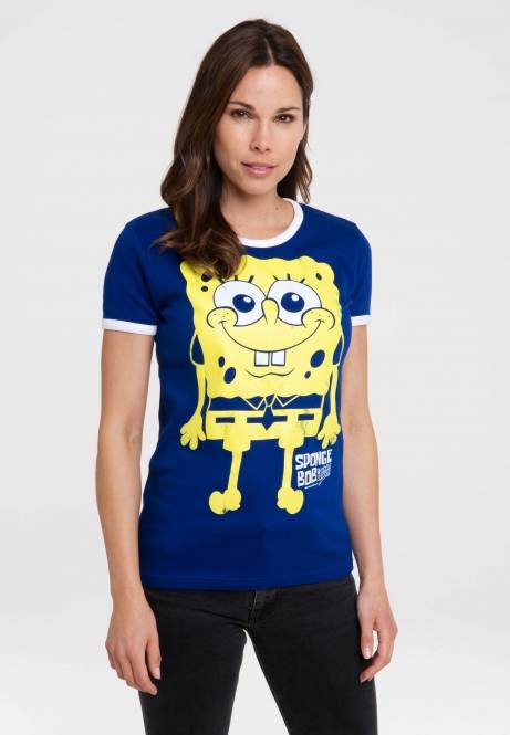 Logoshirt Spongebob - Ich Bin Bereit - T-Shirt Print - Damen 50% Rabatt für begrenzte Zeit