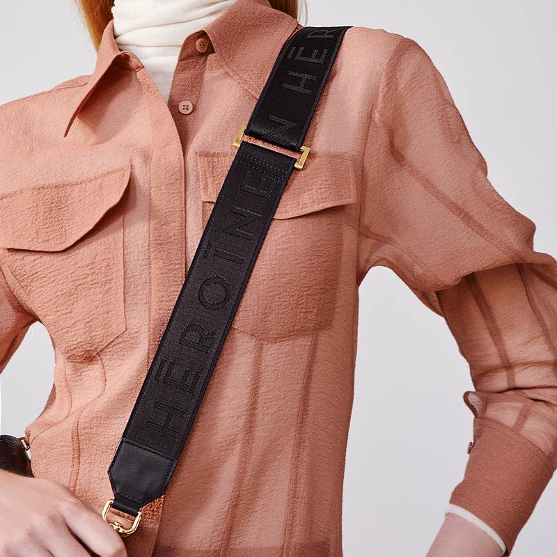 Maison Héroïne LOGO SHOULDER STRAP Tiefpreis