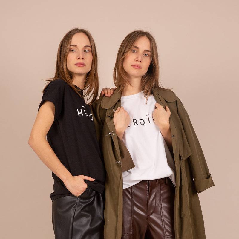 Maison Héroïne HĒROÏNE T-SHIRT BLACK 2025