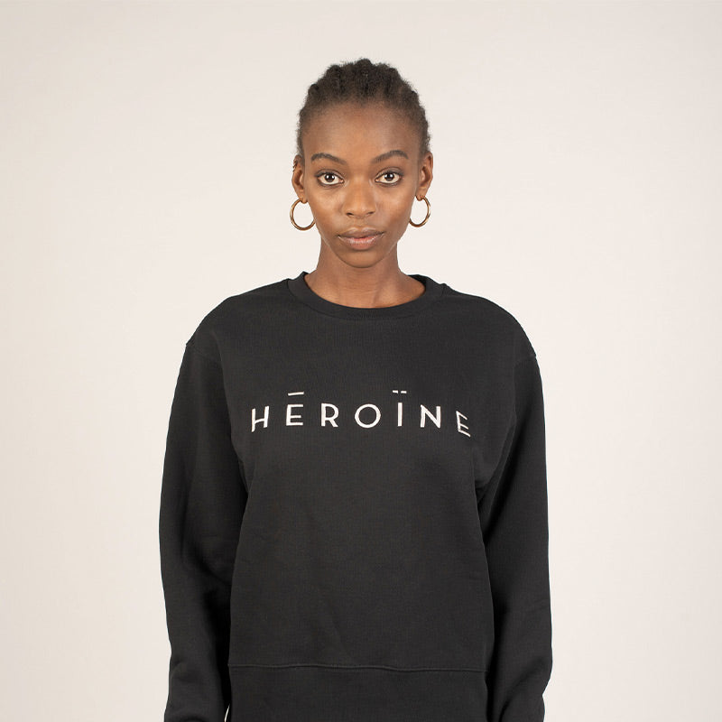 Maison Héroïne SWEATER BLACK Auslauf
