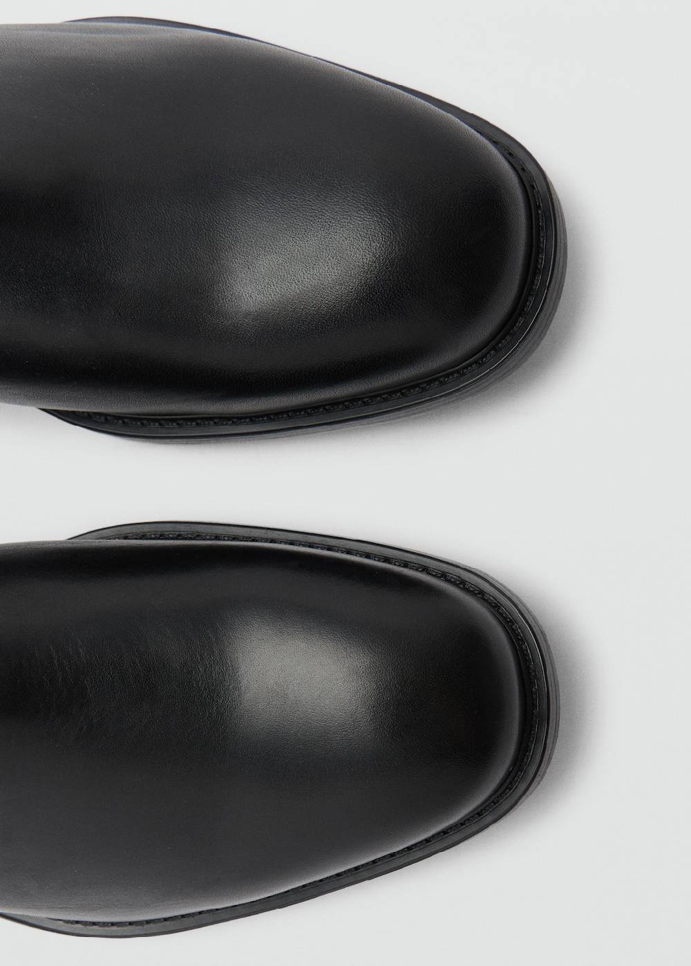 ﻿Mango Chelsea Boots aus poliertem Leder Black Friday