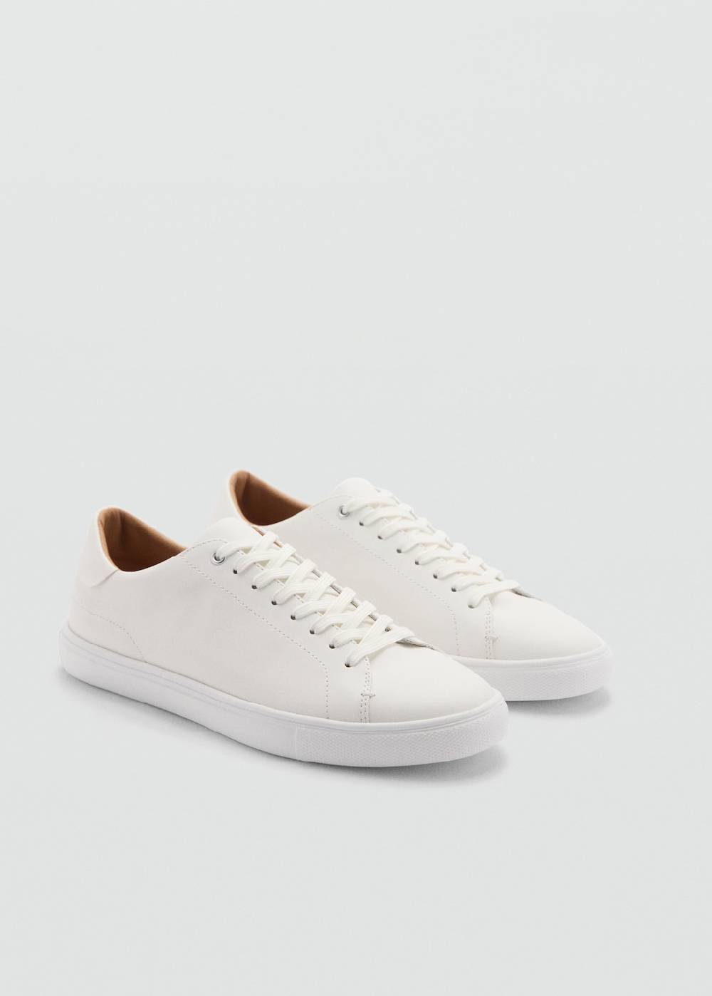 Mango Geschnürte Sneakers mit Einsätzen Top Angebot