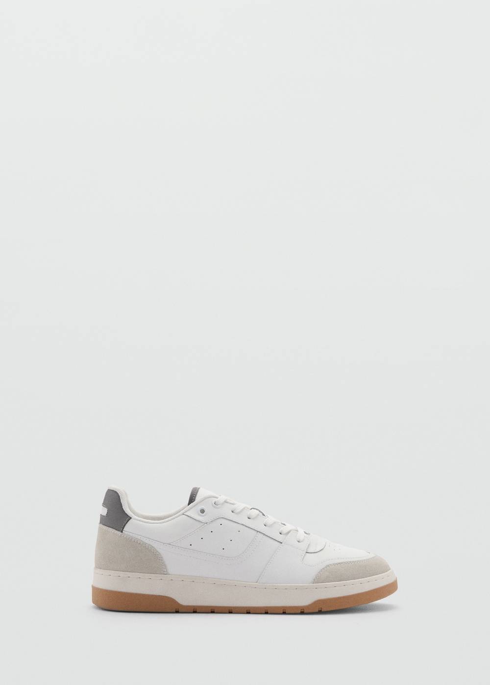 Mango Sneakers mit kontrastierenden Lederdetails Saisonale Angebote