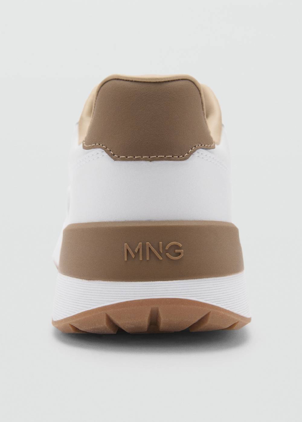 Mango Sneakers mit kontrastierenden Lederdetails Sonderangebote