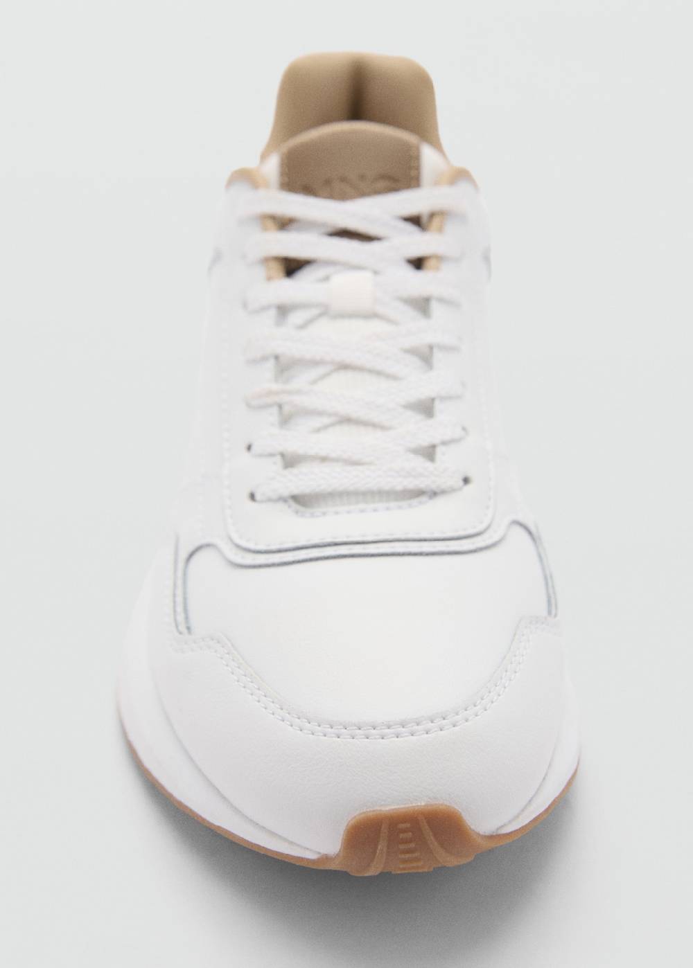 Mango Sneakers mit kontrastierenden Lederdetails Sonderangebote