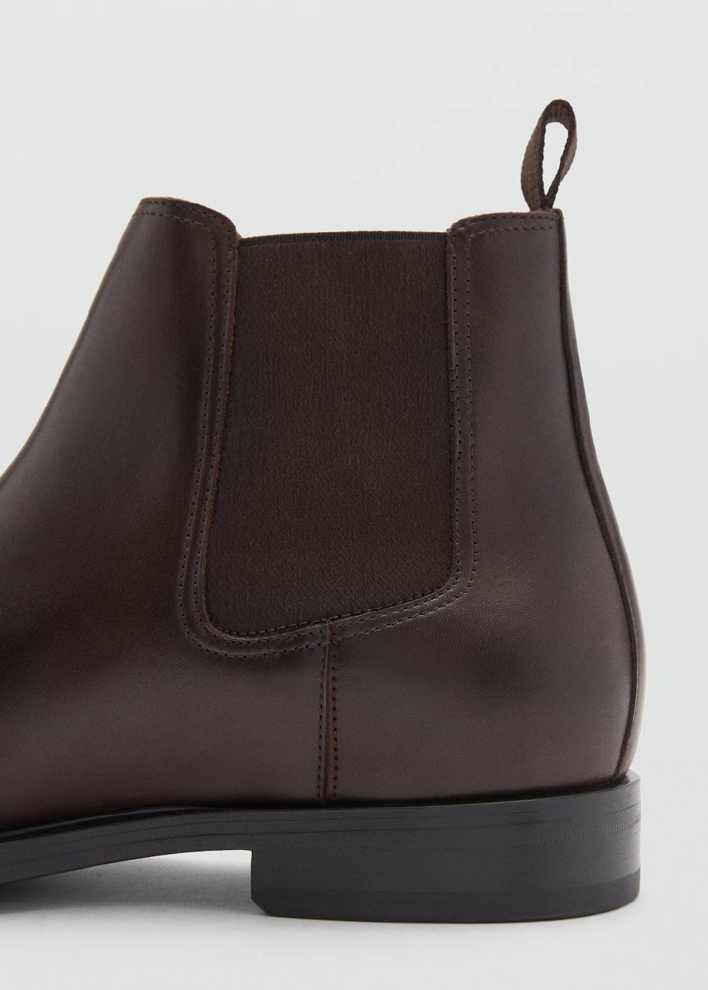 Mango Chelsea Boots aus poliertem Leder Riesige Ersparnisse