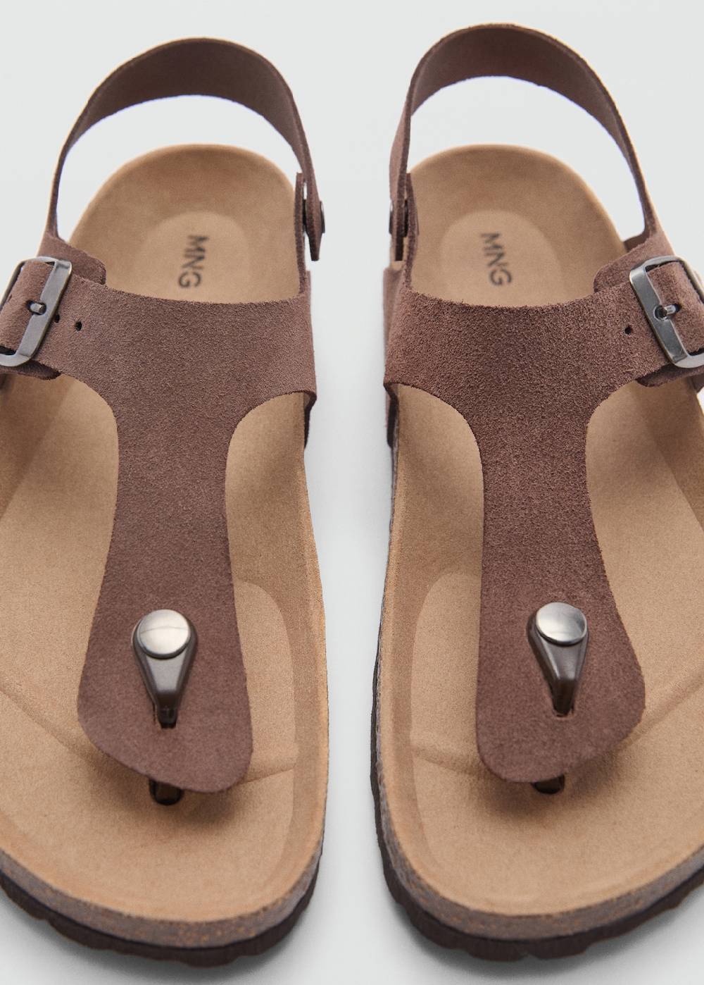 Mango Riemensandalen aus Leder VIP-Rabatte