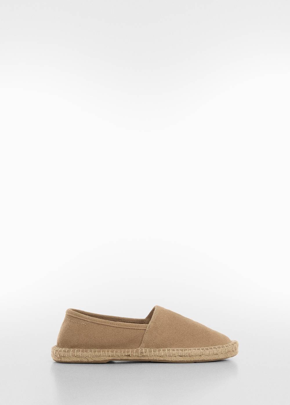 Mango Espadrille aus Rauleder und Jute Tiefpreis
