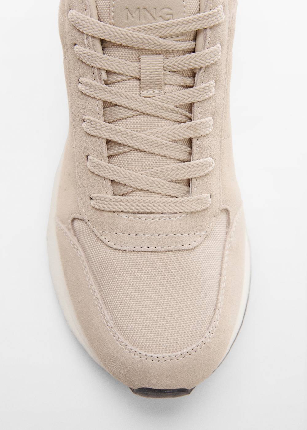 Mango Sneakers mit kontrastierenden Lederdetails Wochenangebot