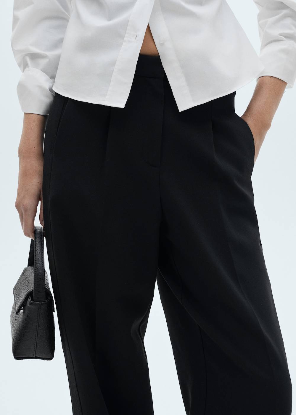 Mango Gerade Bundfaltenhose Bis zu 60% Rabatt