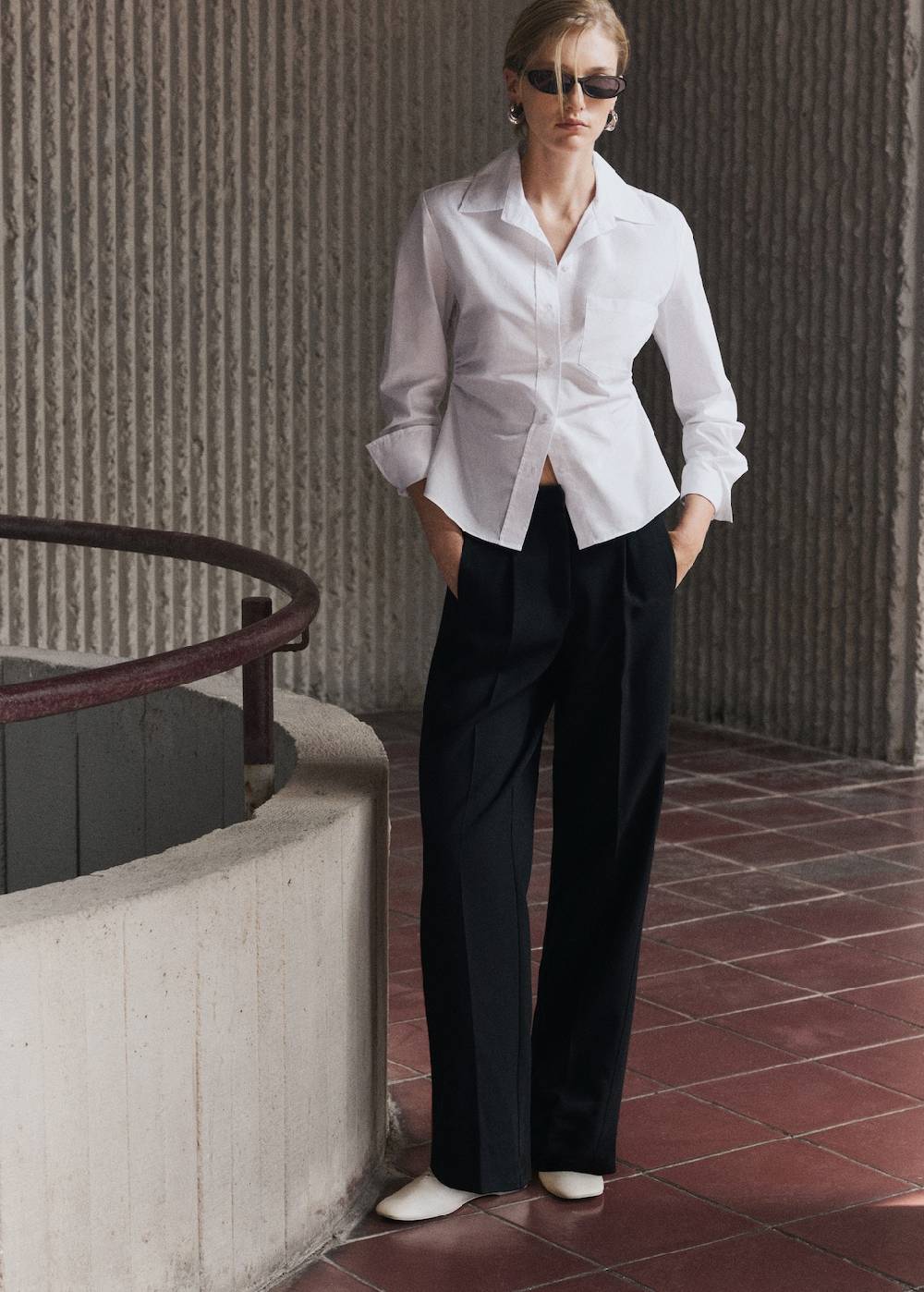 Mango Gerade Bundfaltenhose Bis zu 60% Rabatt