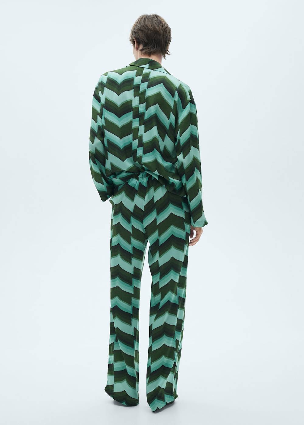 Mango Gerade Printhose Outlet
