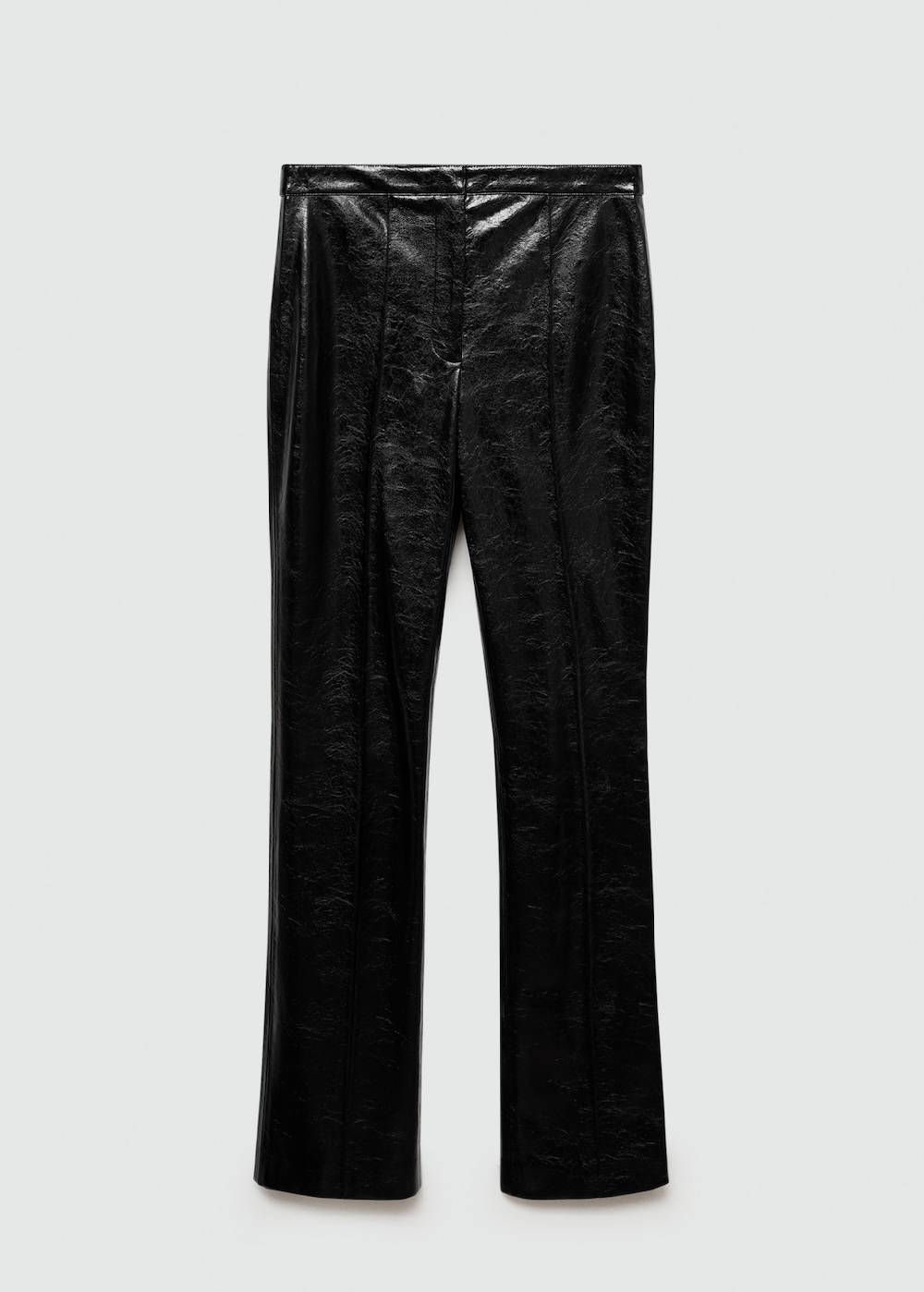 Mango Skinny-Hose mit Leder-Effekt im Angebot
