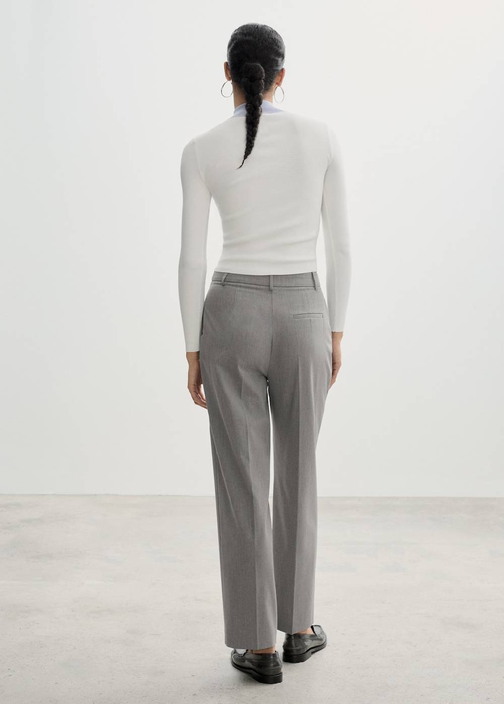 Mango Gerade Bundfaltenhose Limitierter Zeitrabatt