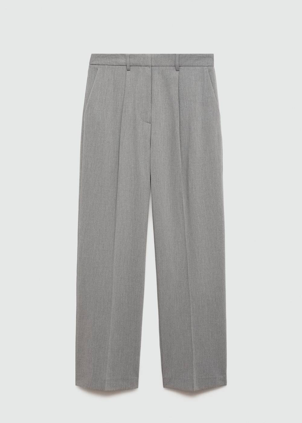 Mango Gerade Bundfaltenhose Limitierter Zeitrabatt