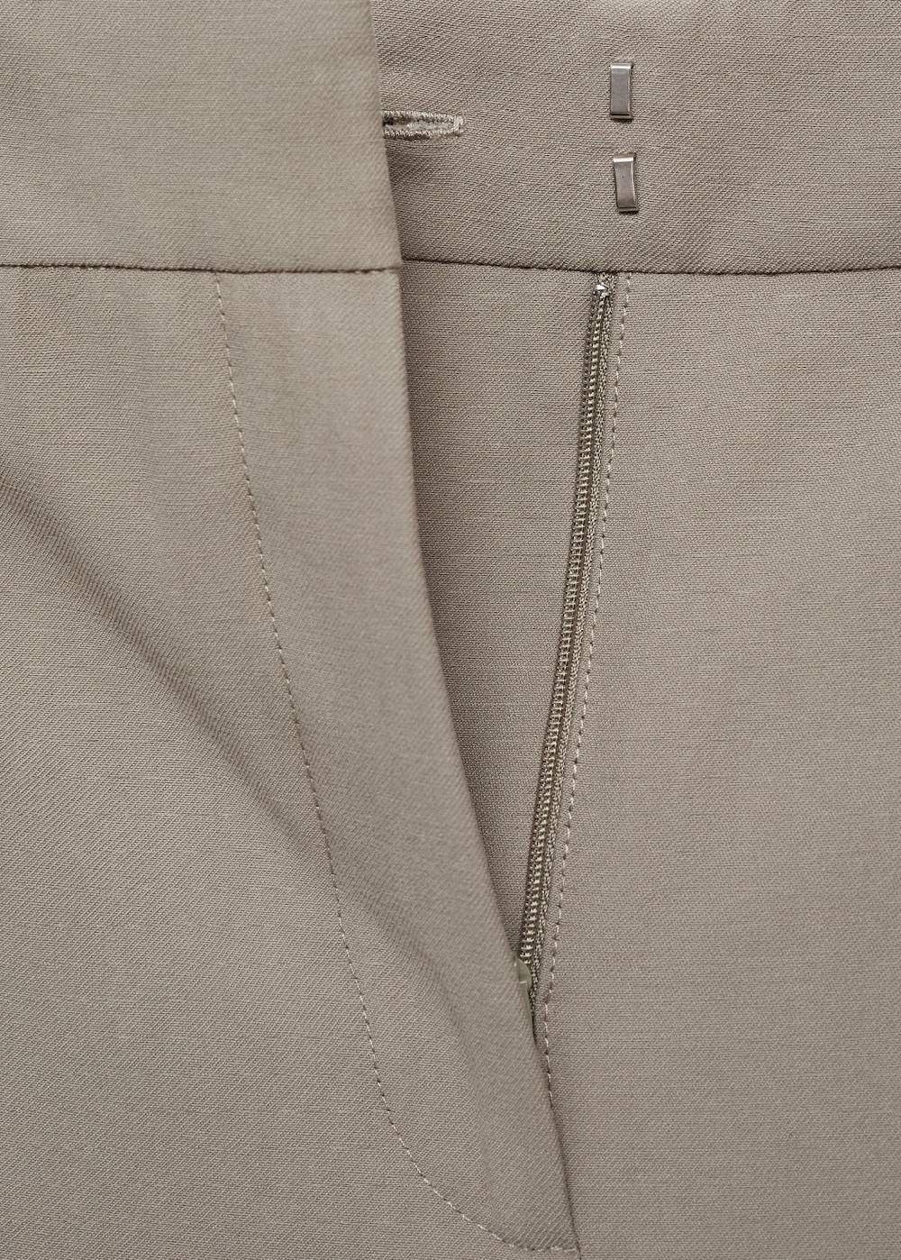 Mango Wideleg-Bundfaltenhose Günstig kaufen